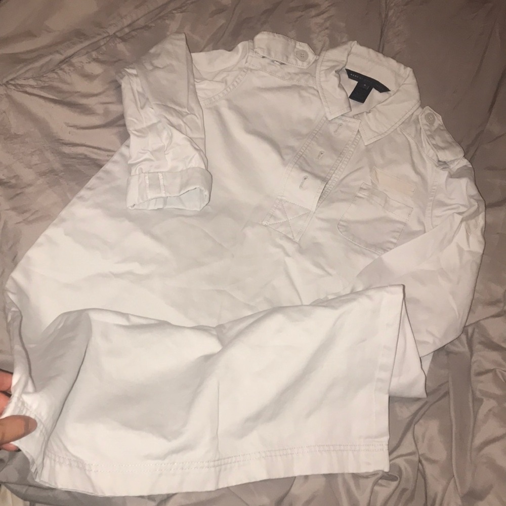marc by marc jacobs manatee grey safari dress - Picture 3 of 8
